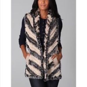 Marc by Marc Jacobs Rabbit Fur Vest